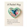 Pocket Hug Hummingbird Mini Pocket Hug Heart Cute Hummingbird Ornament with Encouragement Card Keepsake