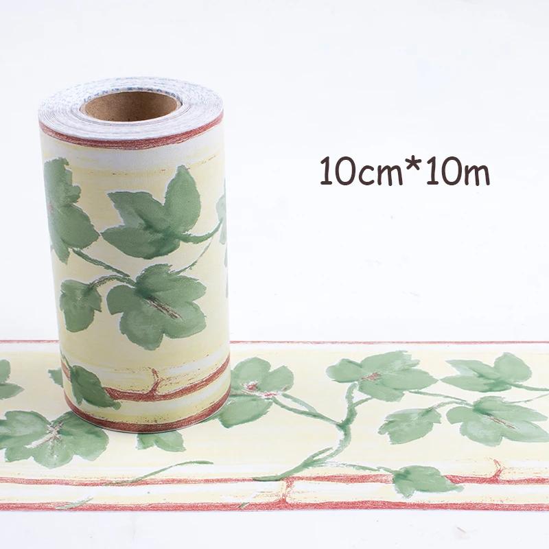 10M Self-Adhesive Wall Panels Border - Waterproof Decorative Film for Kids Room/Bathroom Tiles & Kitchen
