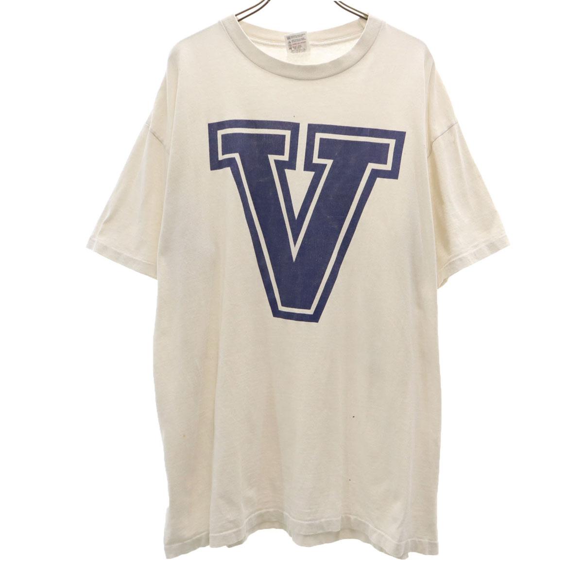 

anvil 90s Old Short sleeve T-shirt XL off white Single stitch Men s Used