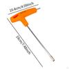 T Handle Socket Wrench Portable Ergonomic Grip Versatile Spanner Repair Tool Square Hole 3.2mm