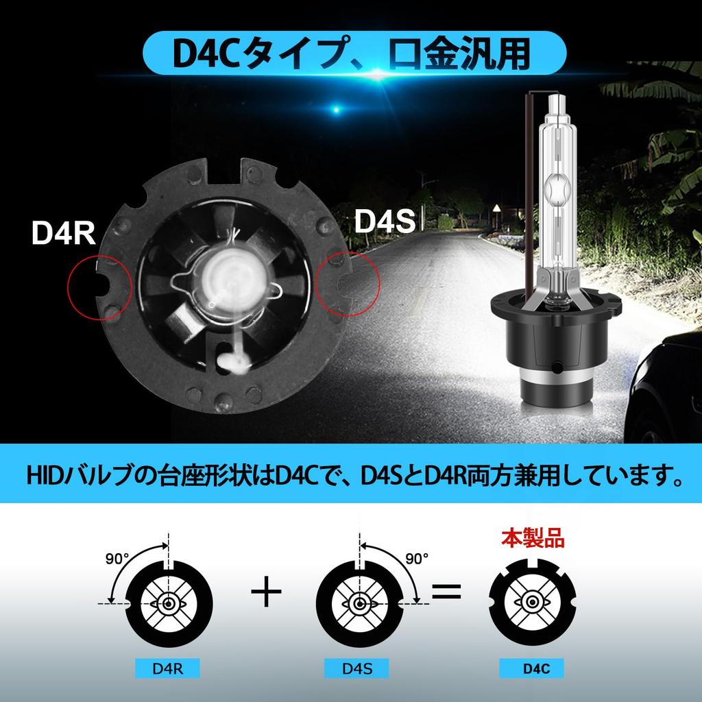 RCP HID Lampe D1S D2S D3S D4S Autoscheinwerferlampen, Original-Ersatzteil, Allgemein