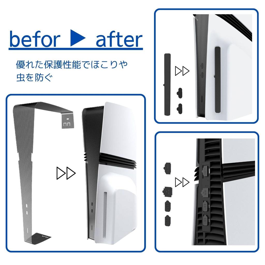 PS5 Pro Dust Dust Protection Cover for PlayStation 5 Disc Scratch and Dirt Compatible with Digital and Disc Versions Catcher, Drive, Prevention,