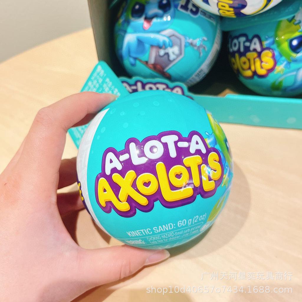 Zuru Surprise A Lot A Axolotls Mystery Capsule Balls 15 Collectible Rare Axolotl Figures Surprise Toys For Girl Birthday Gifts