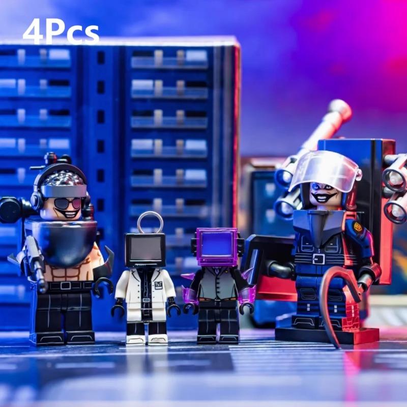 

Большой Размер Новый Скибиди Туалет Коробка Конструктор Большой Титан Камерамэн Спикермэн Мини Экшн Фигурка Игрушки