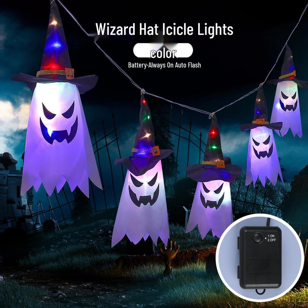 LED Spider Web String Lights - Halloween Room Decor