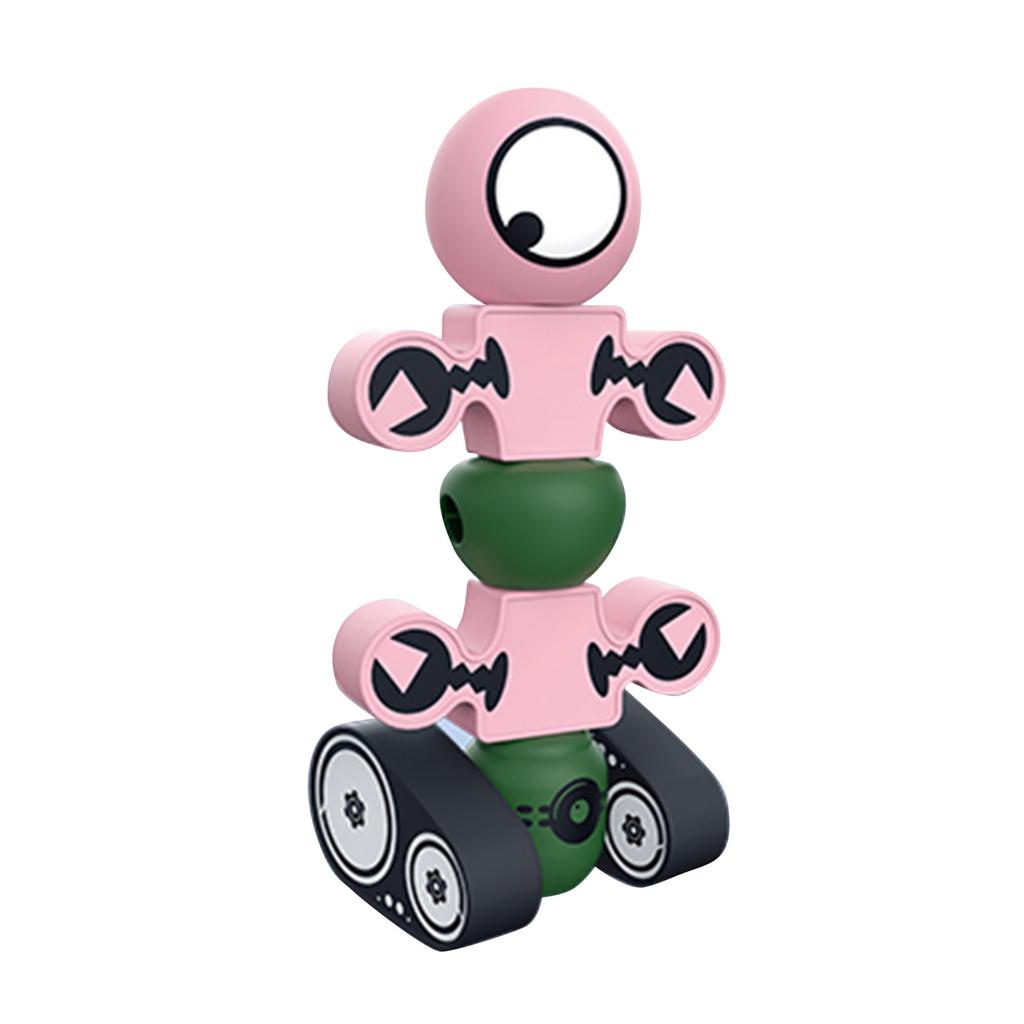 Magnetic Robots  Set For Kids Stacking Toy Early Educational Playset Kids