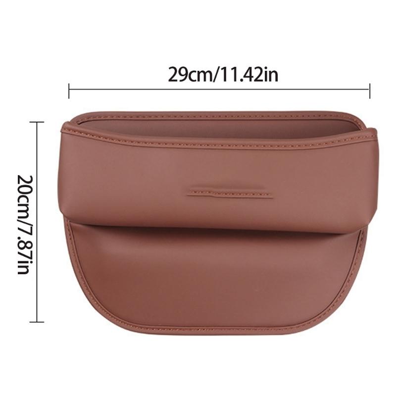 Universal Car Seat Gaps Organizer Not Slip Multiple Layer Storage Box Simple Installation for Phones Key Cards & Beverag