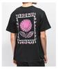 Empyre Mens Sunflowers Sun Flowers Black T-Shirt New S