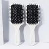 1pc leopard print themed pattern air cushion comb - massage exfoliating comb, scalp massage comb, suitable for all hairstyles