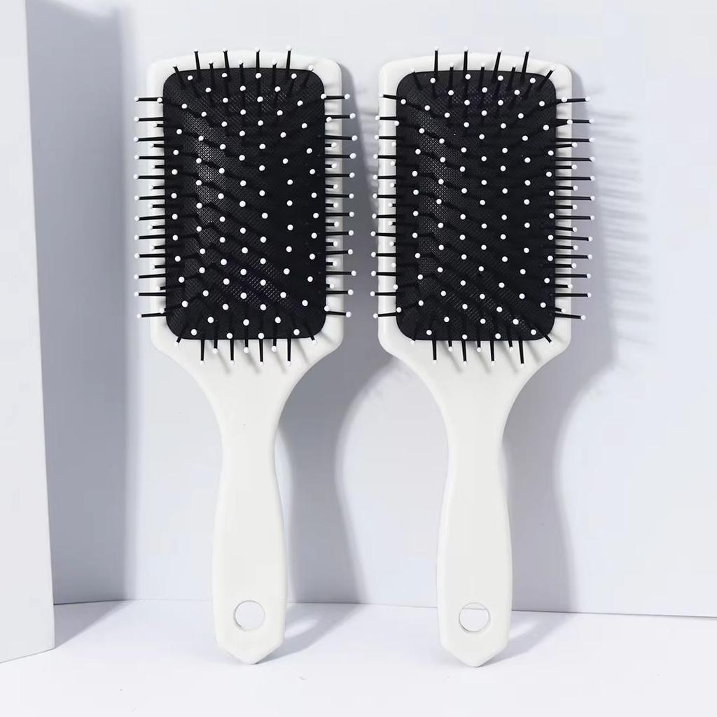 1pc leopard print themed pattern air cushion comb - massage exfoliating comb, scalp massage comb, suitable for all hairstyles