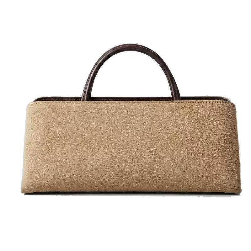 Women's Retro Minimalist Underarm Baguette Bag: Trendy Korean-Style Handbag