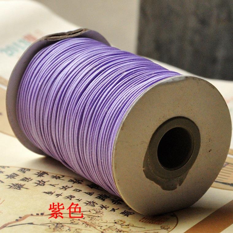 Necklace Bracelet Material, Jewelry Accessories, Multi-Colored Wax Rope, 200 Yards In A Roll Of Wax Thread, Woven Wire Diy Rope