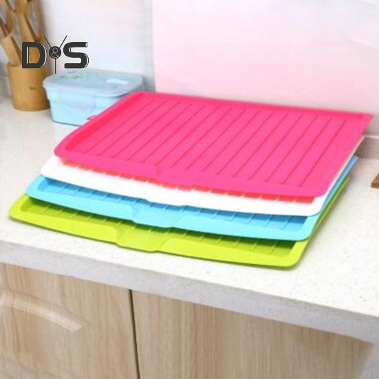 Kitchen Dish Drainer Rack with Drainage System Fast Drying Space Saving Design Drain Tray Cutlery Bowls Supply