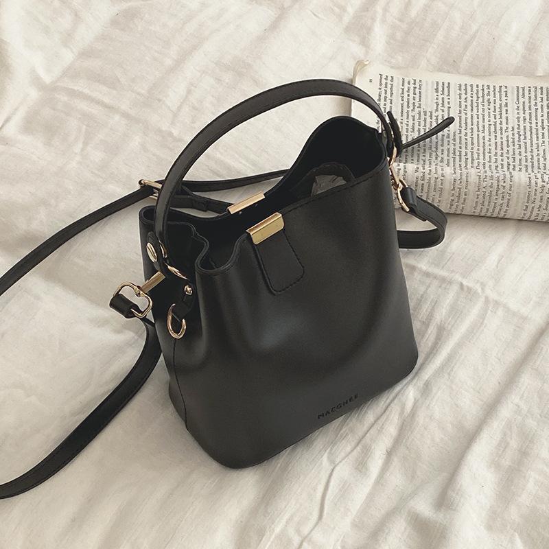 Fashionable Hand-held Small Bag, Simple Bucket Bag, Versatile Single-shoulder Crossbody Bag