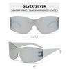 Sports Cycling Sunglasses Polarized Irregular Rimless Sunglasses Uv400 Shades Irregular Large Frame Sunglasses For Driving