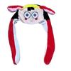 Cappello Carino con Orecchie di Peluche che si Muovono e si Illuminano per Bambine Pelo Lungo Riempito in Cotone PP