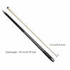 Billiards Cue Wood Shaft Pool Stick Balanced Taper Home Training Gear for