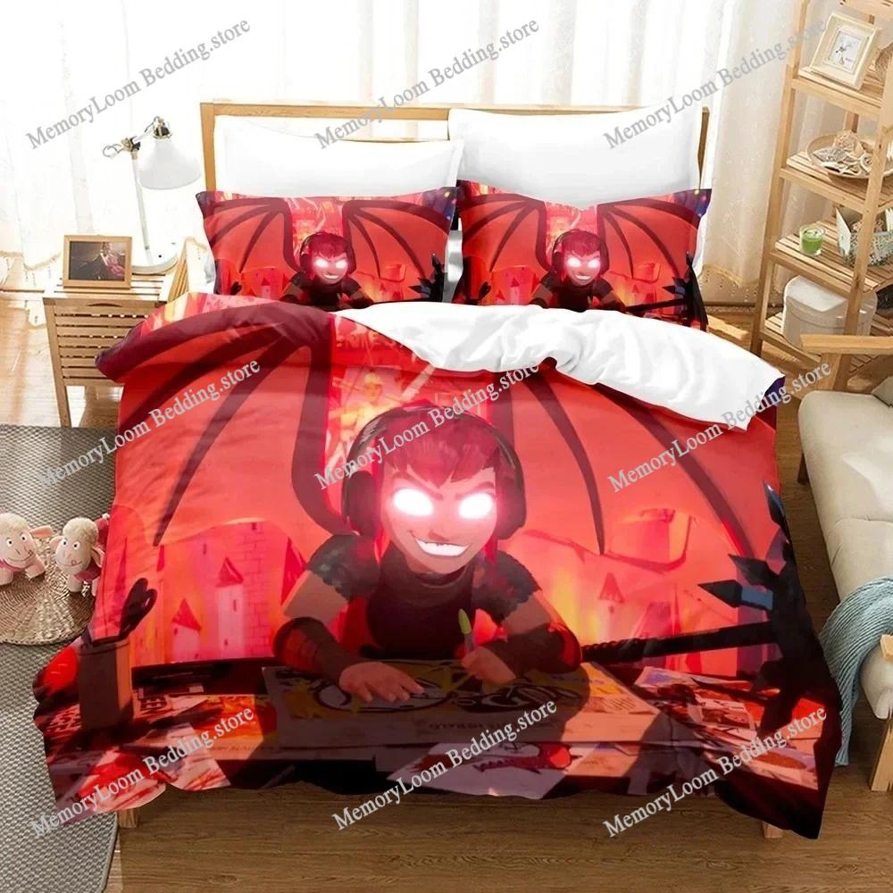 Movie Poster Cool The Nimona Bedding Set Single/Full/Queen Size 3D Print Duvet Cover Bedroom Decor Soft Set Home Textileextile