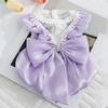 Adorable Puppy Princess Skirt Comfortable Dog Bow Princess Skirt Luxury Cat Skirt  Party