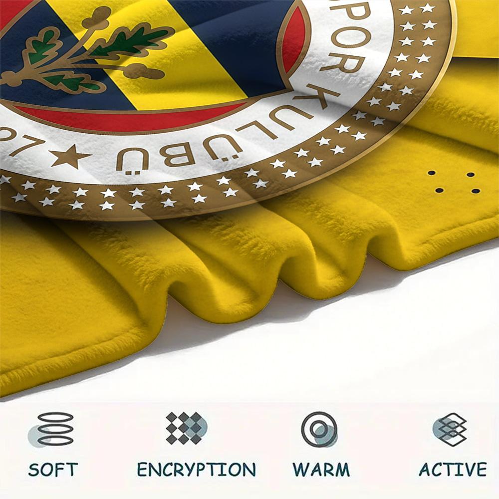 Fenerbahçe Flanelldecke, Hohe Qualität, Bequem für alle Jahreszeiten, Heimdekoration, Wärme und Komfort