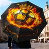 Basketball Crown Fire Sport Mini Five-Fold Lightweight Umbrella, 8-rib umbrella, Perfect for Home Travel and Outdoor Use in Any Season Gifts