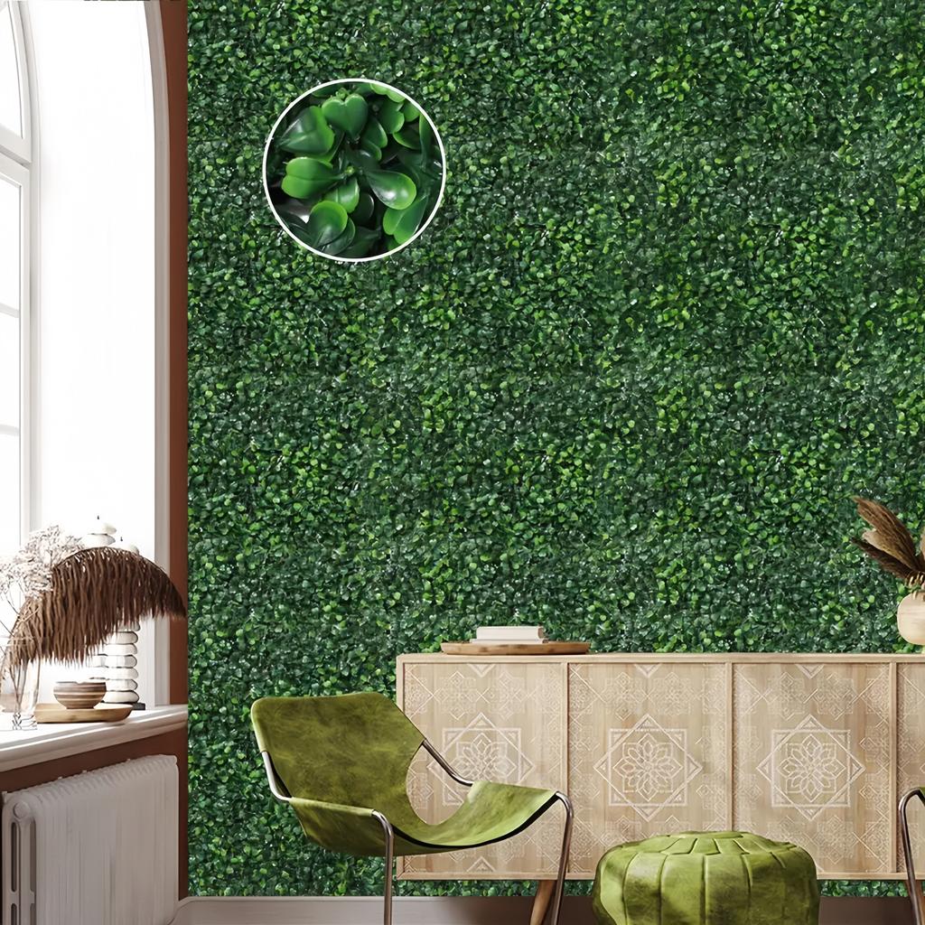 3 Pezzi Pianta Artificiale - Decorazione da Appendere per Esterno/Interno, Adatta per Giardino, Patio, Hotel, Ringraziamento, Parete Verde Finta Resistente, Decorazione per Cortile e Casa