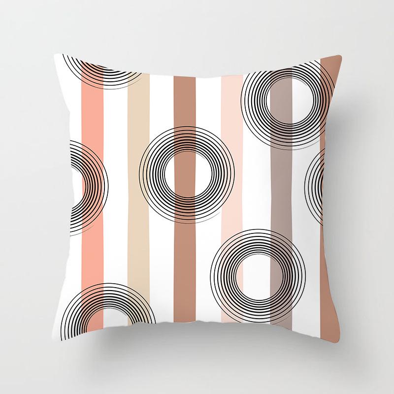 Nordisch Ins Kissen Polka Dot Geometrischer Streifen Kissenbezug Quadratische Heimtextilien