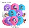 Nuovo Set Festa con Palloncini Cacciatore di Demoni K-pop Stendardo Tavola Decorazioni Festa di Compleanno Festa Kpop Coreana Anime Palloncini Topper per Torta