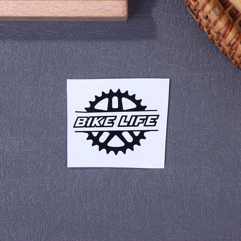 

1Pc Bike Life Bike Stickers For Bike Frame Top Tube Decorative Helmet Vinyl Decal For Bike Waterproof Motorcycle Accessories