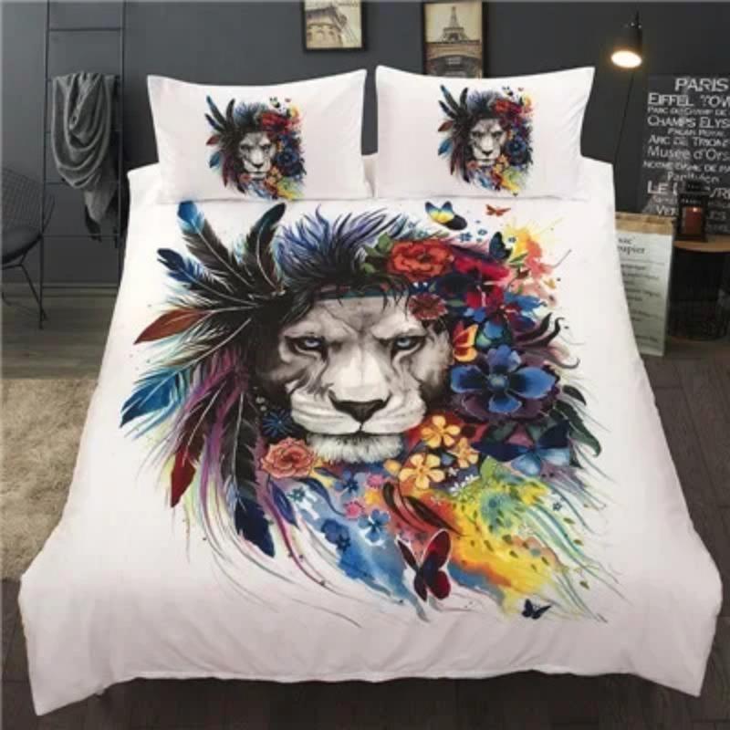 Snake Turbaned Skull Black Duvet Cover Set Without Sheet King Queen Double Twin Single Bed Linen Set