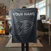 Custom Name,Anaheim Ducks Printed Flannel Blanket, soft throw for bedroom sofa, washable, Christmas present, great gift.