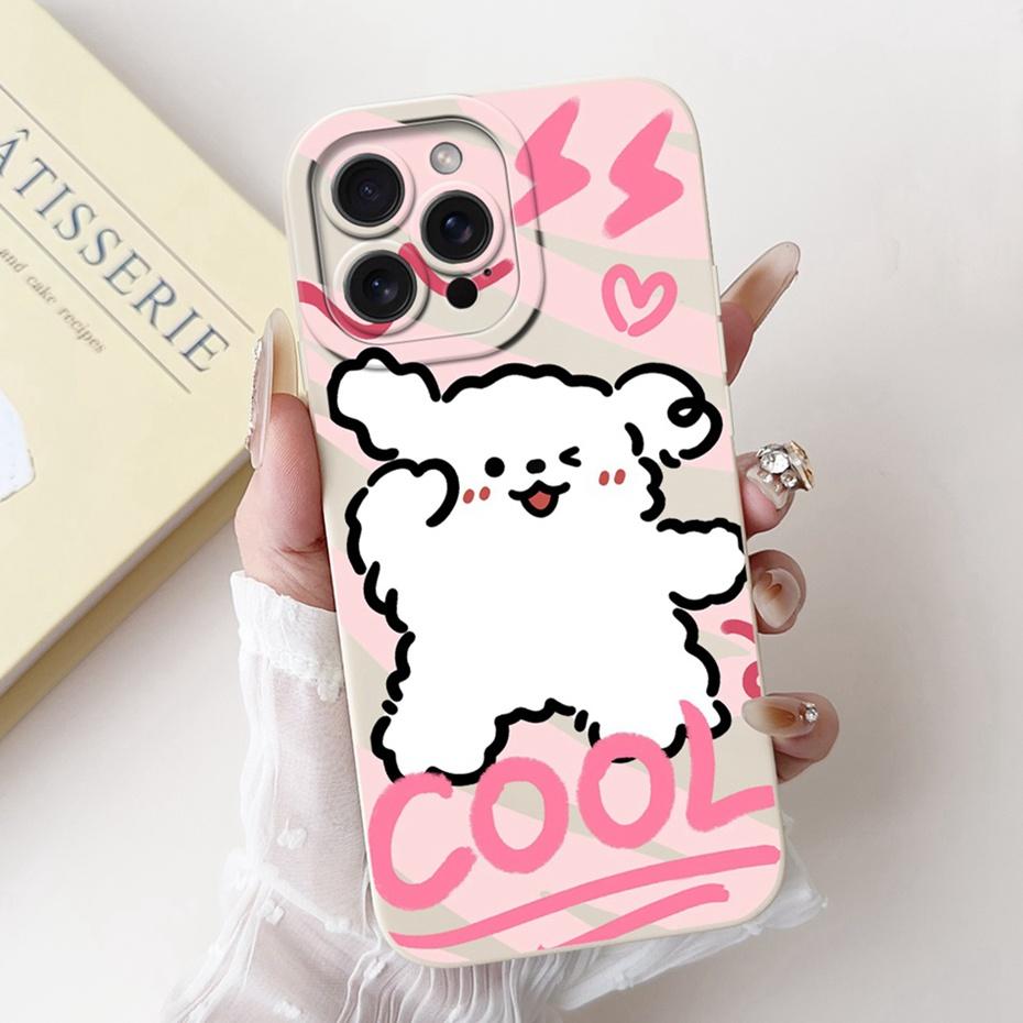 Objektiv-Schutzhülle für iPhone 15 Pro Max iPhone15 15Pro Niedlich Lustig Cartoon-Stil Gelee Silikon Weiche Handyhüllen