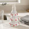 Liquid Soap Dispenser 350ML Christmas Dispenser Santa Claus Tree Penguin Shape Refillable Empty Lotion Bottle Bottle Plastic Pump for Hand