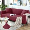 Sitzbezug aus Polarfleece, einfarbig, für Wohnzimmer, elastischer Sofabezug, Eckcouchbezug, Schonbezug, Sofaschutz