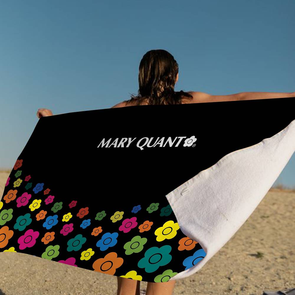 Fashion Logo Q-Quant M-Mary Beach Towel Colorful Bath Towels For Girl Microfiber Quick Dry Custom Sand Free Beach Yoga Spa Gym