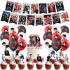 Men's Birthday Party Decoration  Cake Arrangement Male Star Fan Party
