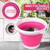 Katlanır Kova Tekli Mini Taşınabilir Katlanabilir Su Kovası
