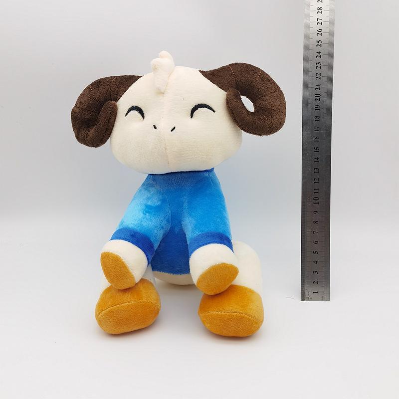 Плюшевая кукла-овечка Jschlatt - Маленькая игрушка-талисман 23 cm синий