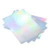 22 Sheets A4 Printable Holographic Sticker Paper Water Proof Inkjet Printer Holographic Stick Adhesive Paper