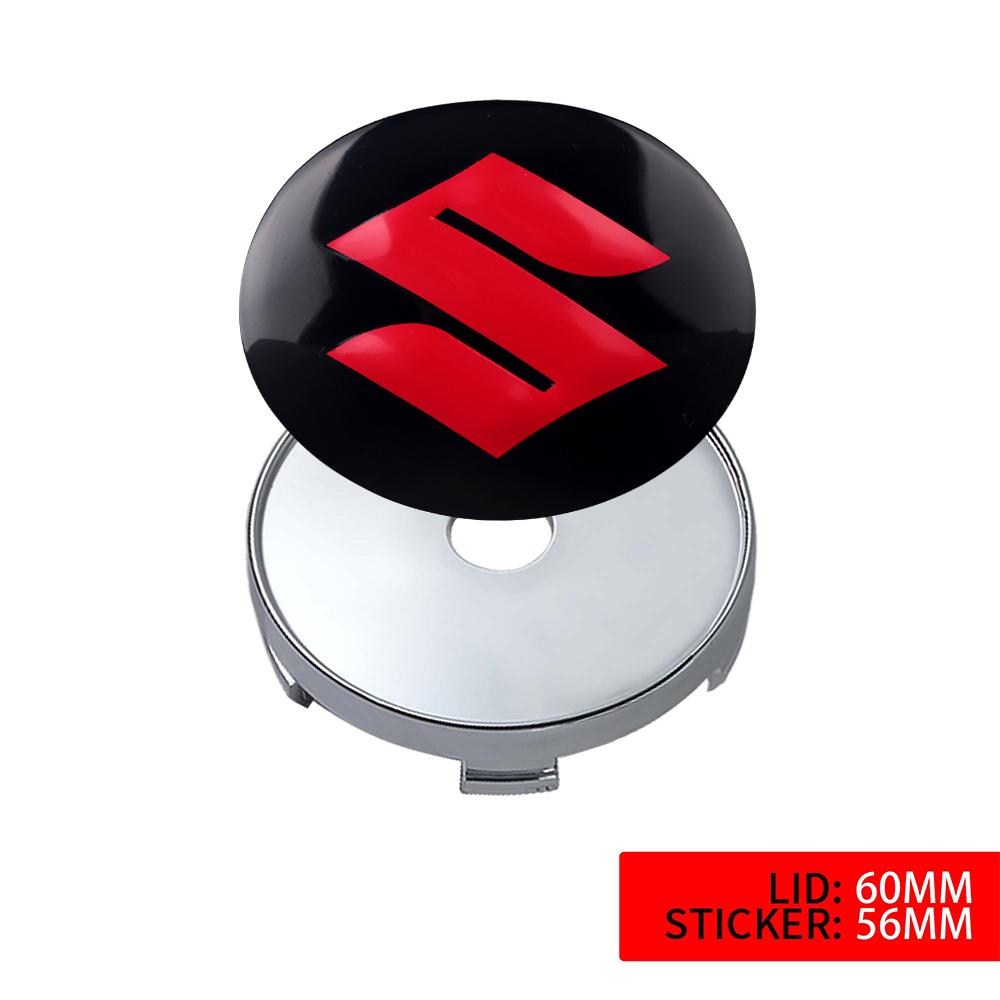 Cache-moyeu de roue de voiture Autocollant Badge Accessoires Auto Pour Suzuki Swift Sport Vitara Jimny SX4 Alto Splash Wagon Baleno