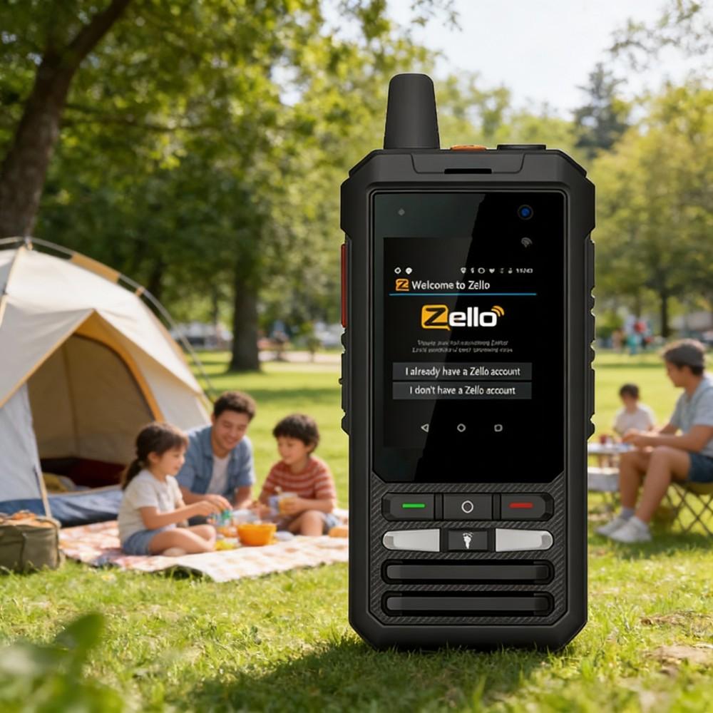 ZELLO POC 4G wasserdichtes Walkie-Talkie IP68 Globales nationales Walkie-Talkie öffentliches Netzwerk mobiles Outdoor-Walkie-Talkie