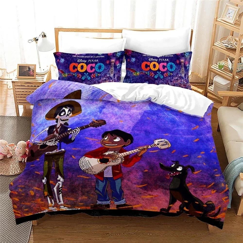Comforter Cartoon Coco Bedding Set For Boys Single Twin Size Sets Teen S
