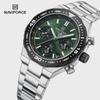 Herrenuhr Wasserdicht Business Casual Datum Leuchtend Quarz Armbanduhr Chronograph Edelstahlarmband Uhr