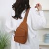 Bolso Cruzado de Pecho para Mujer Gran Capacidad Impermeable Correa Ajustable Cremallera Bolso Cruzado al Hombro Único para Viajes al Aire Libre Bolsita Deportiva