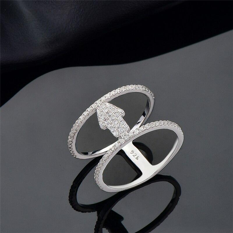 New Turkish Evil Eye Hand Hamsa Ring For Women Crystal Zircon 925 Sterling Silver Accessories Fine Jewelry