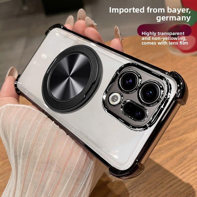 For OPPO Find X9 Pro Case New Four-corner Anti-drop Rotating Bracket Ultra-thin Cover for OPPO FindX9 Shockproof Bumper Funda