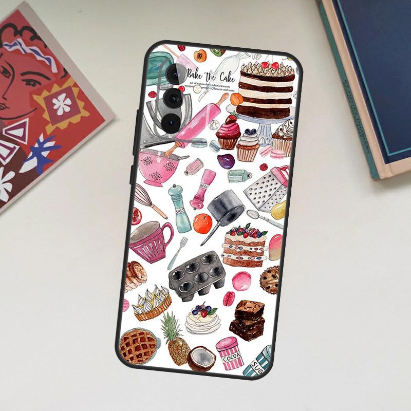 Baking Cook Chef Case For Samsung Galaxy A13 A53 A33 A23 A06 A56 A16 A36 A55 A35 A17 A54 A34 A14 A52 A32 A15