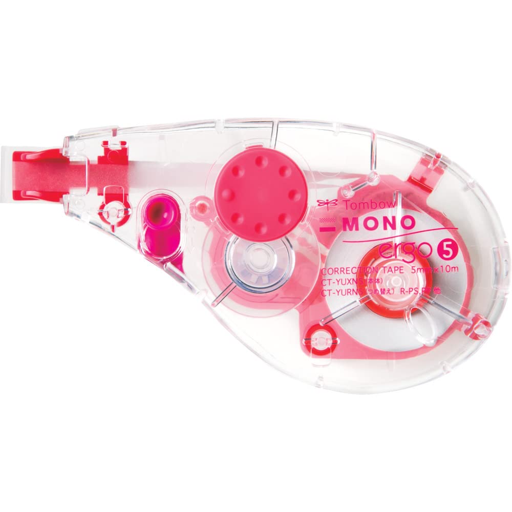

Tombow Pencil Correction Tape 5mm MONO Mono Ergo Shaped 3D Curved Refill Type 10m (Ergonomic Body) CT-YUXN5
