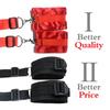 BDSM Bettgurt Bondage Alternative Bindung auf dem Bett mit Plüschbindung Sexspielzeug, Flirthandschellen Fußschellen, SM Self Bondage