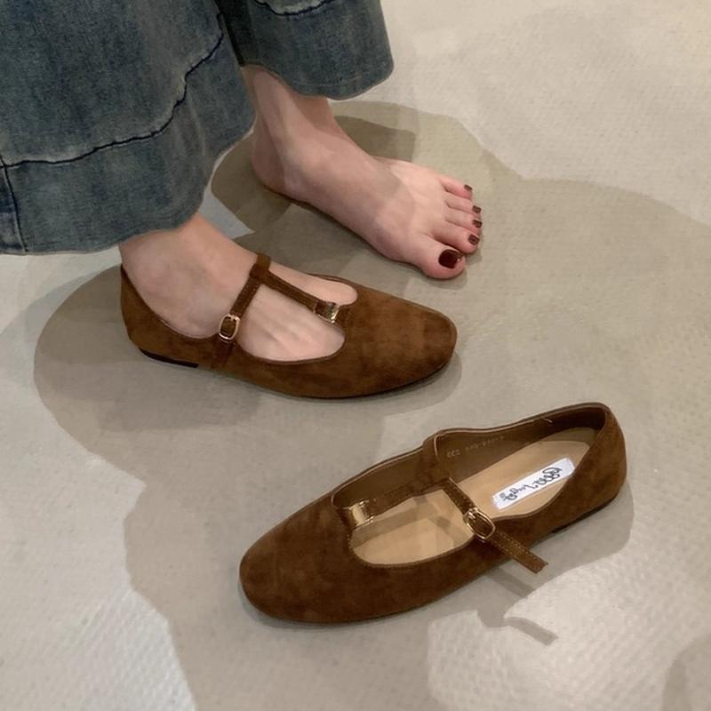Fashion SUOJIALUN 2025 Autumn New Brand Women Mary Jane Shoes Round Toe Shallow Slip On Ladies Casual Boat Shoes Soft Flat Heel Shoes